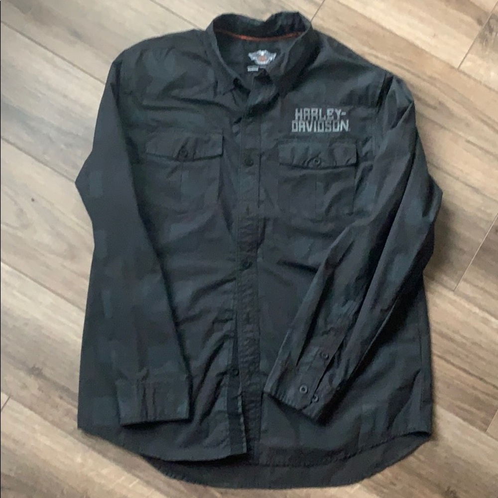 Harley Davidson Plaid Shirt